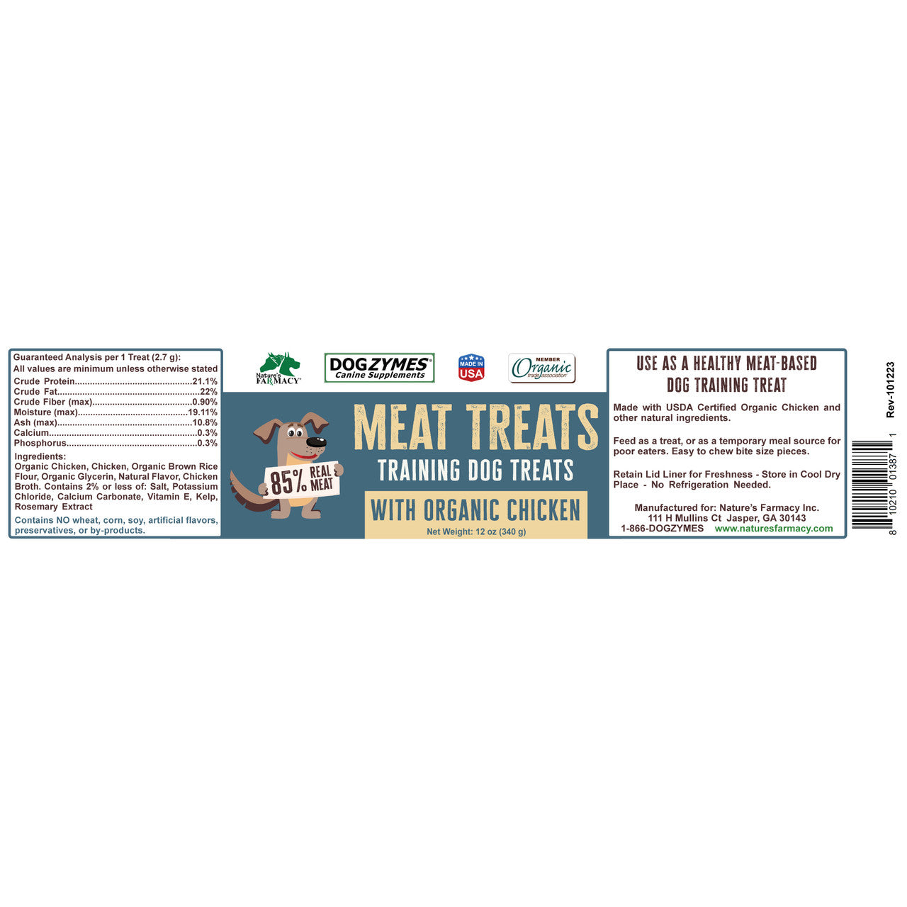 Dogzymes Meat Treats Training Treats